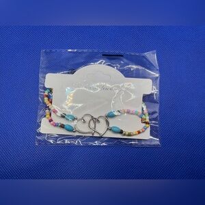 Multicolored Heart Bracelet